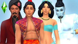 Aladdin,Jasmine,Jafar & Genie [Aladdin] : Create a Sim I Sims 4