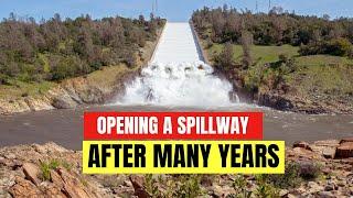 Opening of Dam Spillway Gates - Hydropower