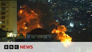 Large explosions in Beirut after Israeli strikes | BBC News