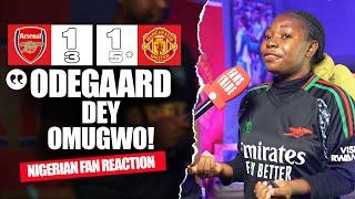 ARSENAL 1-1 MANCHESTER UNITED (3-*5) pen (Amara - NIGERIAN FAN REACTION ) - FA CUP HIGHLIGHTS 23-24