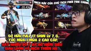 HÙNG AKIRA CHOÁNG VỚI NICK LV 82 SỞ HỮU 17 SKIN LV 7 8, TVC MÙA 1 2 CAO CẤP NHIỀU ĐỒ 7 ĐÁ SIÊU GIÀU