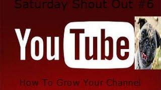 Kyle The Pug's Saturday Shout Out #6