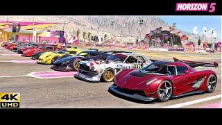 FH5 ULTIMATE Drag Race - Nevera, X5, BT62, Veyron, FXX, Jesko, Evo, Evija, MT900, GT, Mc12, Agera