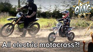 Electric motocross and Polaris RZR carnage day with @BmxCaiden !