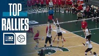 Top Rallies of the Day | Big Ten Volleyball | 11/03/2024