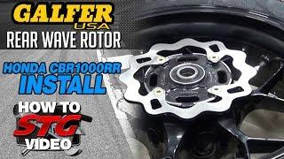 How To Install Galfer Rear Wave Brake Rotor from SportbikeTrackGear.com