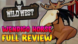 Wendigo Horse FULL REVIEW (HALLOWEEN UPDATE THE WILD WEST) - Roblox The Wild West