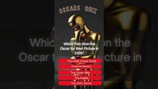 Oscars Quiz. Best Picture 2000.