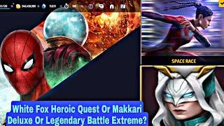 White Fox Heroic Quest Or Makkari Deluxe Or Legendary Battle Extreme? - Marvel Future Fight