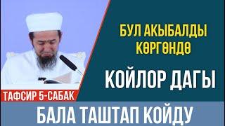 Бул абал койлорду да коркунучка салды // Тафсир сабактары