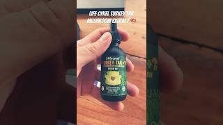 Life Cykel Turkey Tail Mushroom Extract  #lifecykel #turkeytail #mushroom #shorts