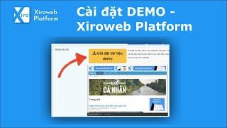 Cài đặt DEMO - Xiroweb Platform