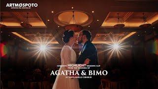 HIGLIGHT -  WEDDING AGATHA & BIMO AT RAFFLES HILLS CIBUBUR - JAKARTA WEDDING VIDEOGRAPHY #artmospoto