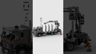 Mercedes-Benz NG 1632 logging truck - Lego MOC by OldOlneyLego