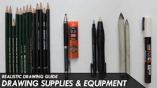 Best but cheapest art supplies (pencils+pages etc) for begginer artists // pawan nath art