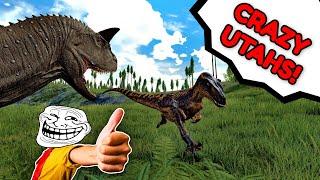 UTAHS WANTED ME DEAD! THE ISLE - CARNO SLOW MOTION FIGHTS! DinoNerds 2020GAMEPLAY!