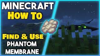 How to FIND & USE PHANTOM MEMBRANE - Minecraft 1.20+ (Easy Tutorial)