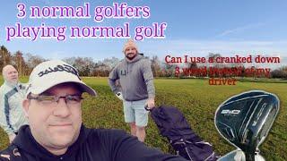 New player to the channel, how will he get on? 9 hole vlog by normal golfers, no Tiger Woods here ️