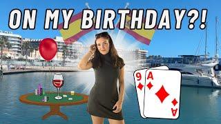 I CRACK ACES TWICE on my BIRTHDAY | Spain Poker Vlog