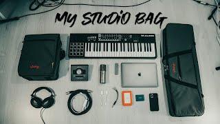 MY MUSIC PRODUCER STUDIO BAG 2021! (Mac Book Pro, Apollo Twin, M-Audio Code, Aston Spirit, Slickbag)