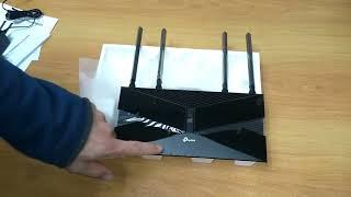 Распаковка Wi-Fi роутера TP-Link Archer AX50 AX3000