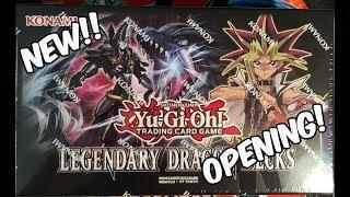 YuGiOh! Legendary Dragon Decks Box Opening! NEW Dark Magician!