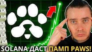 ️ PAWS 🟢 СРОЧНО! 🟢 SOLANA ДАСТ ПАМП PAWS! ЭТО БУДЕТ ОДИН ИЗ МОЩНЕЙШИХ ЛИСТИНГОВ ИЛИ ЭПИЧНЫЙ ПРОВАЛ!