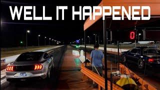 We Race and We Break! 22 Mustang finally hit a breaking point!