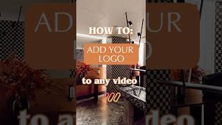 Upload your logo on our app, and added to any video! #mojo #tutorial #branding #smallbusiness
