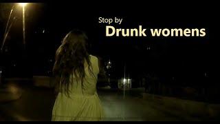 Drunk women vs Russian driver