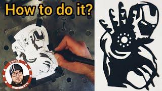 IRON MAN | TONY STARK | HOW TO MAKE FROM METAL