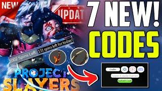 ️DON'T MISS️PROJECT SLAYERS CODES - CODES FOR PROJECT SLAYERS -  ROBLOX PROJECT SLAYER CODES