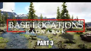 Top 10 Base Locations Ragnarok Pt 3/5 | Ark Survival Evolved | Official