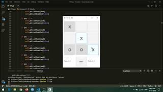 Python #7: PyQT5 GUI Tic Tac Toe Game | Part 2 Backend