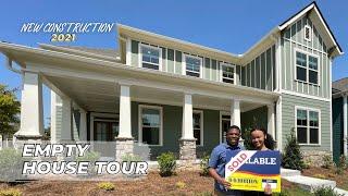 EMPTY HOUSE TOUR 2021 | NEW CONSTRUCTION | DR HORTON | CLOSING DAY | MODERN CRAFTSMAN HOUSE