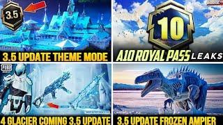  A10 ROYAL PASS | 3.5 UPDATE REVEALED | Glacier Ultimate Set & Glacier SCRA-L | 3.5 Update Features