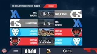 ESL SEC Season IX CSGO Locastic Esports (HR) VS RedFear Esports (RO)