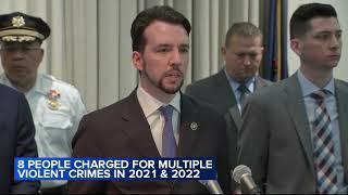 8 indicted for violent crime spree across Philadelphia between 2021 and 2022, DA says