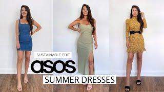 5 Asos Summer Dresses Try on Sustainable Edit | Sustainable Fashion | Honestly Alessandra