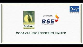 Listing Ceremony of Godavari Bio Refineries Limited at BSE.