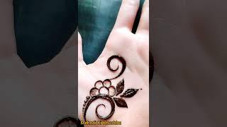 Very simple mehndi design ️ | Mehandi ki design | #shinewithshorts #shorts