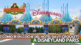 Cómo llegar del DAVY CROCKETT RANCH a DISNEYLAND PARIS en coche  - Ruta en tiempo real