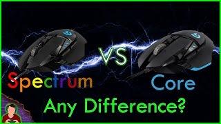 Logitech G502 Proteus Spectrum vs G502 Proteus Core | DIFFERENCES?