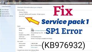 How to install Service Pack 1 for Windows 7 32bit & 64 Bit @manojdey