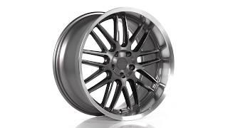 TSW Alloy Wheels - Avalon in Gunmetal w/ Brushed Gunmetal Face & Machined Lip