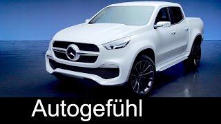 Mercedes X-Class pickup concept: stylish explorer & powerful adventurer Exterior/Interior X-Klasse