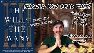 The Will of the Many by James Islington | Hierarchy Book 1 | Is it Must Read Fantasy?