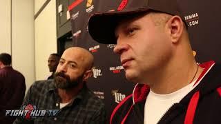 Fedor Emelianenko on Khabib Nurmagomedov "Good fighter, represents Russia!"