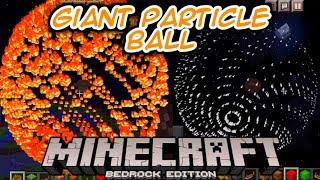 Minecraft Giant Particle Ball Commands using Command Blocks Trick