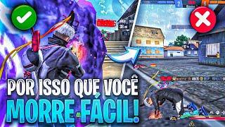 JOGA BEM MAS MORRE MUITO NO FREE FIRE ? APRENDA COMO PARAR DE MORRER FÁCIL !